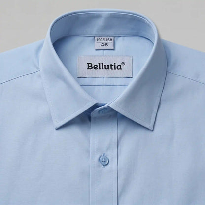 Chemise ajustée à manches courtes